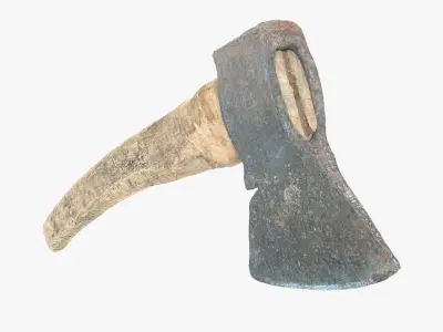 Axe Historical Low-poly 3D model