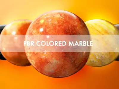 PBR Colored Marble Part 1 Texture