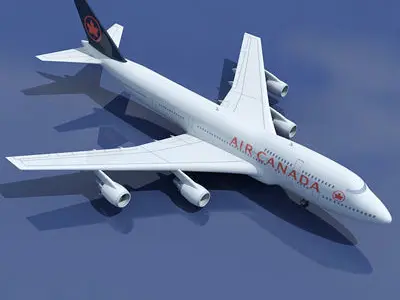 Air Canada Boeing 3D model
