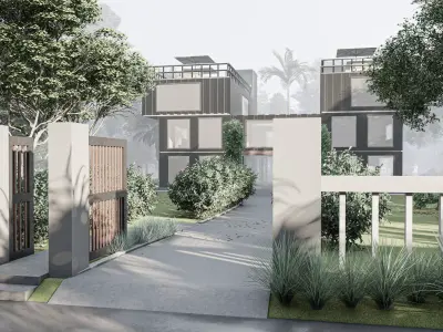 Container Box House Free 3D model