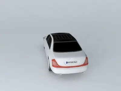Maybach 62S 2007 Free 3D model