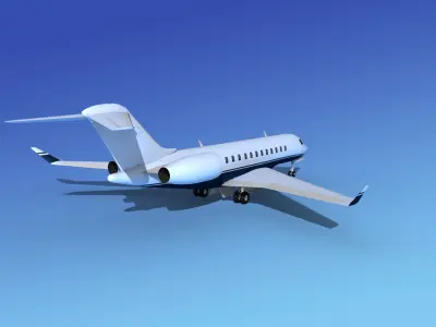 Global Express XRS V06 3D model