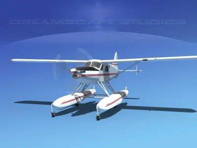 DeHavilland DHC-2 Turbo Beaver V03 3D model