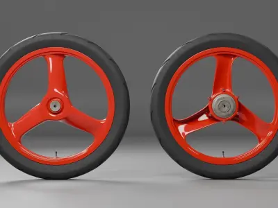 Rim Peugeot 103 RCX Phase 02 extra 3D model