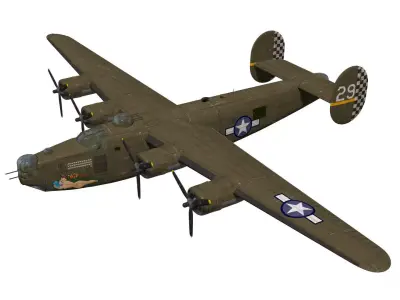 consolidated B24J liberator 3D model