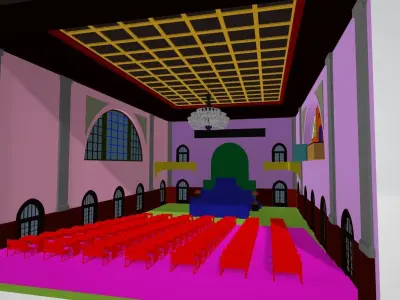 2nd Grand National Assembly of Turkey Building 3D model