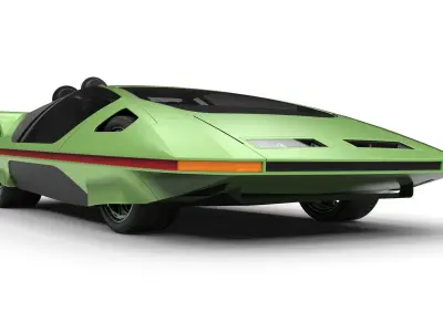 Ferrari Jet concept car 3D model