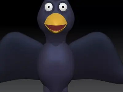 Crow 3D Model 3D model