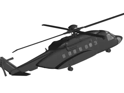 Sikorsky S-92  3D model