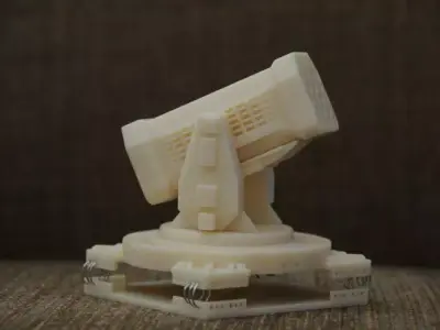 Raytheon Rolling Airframe Missile Launcher Free 3D model