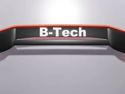 Spoiler Tuning for Race car Low-poly 3D model