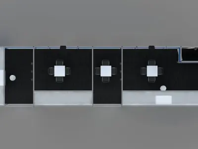 Exhibition Stand - ST0069 3D model