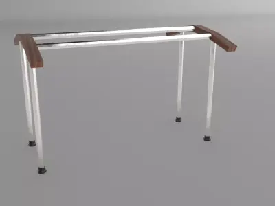 Simple Clothesline Low-poly 3D model