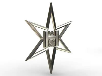 Henschel logo 3D model