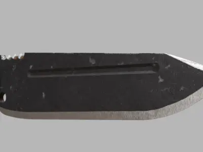 Futuristic Knife 3D model