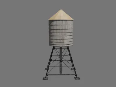 Water Tank Free 3D model