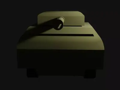 lowpolyTank tank Free 3D model