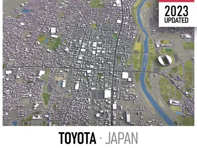 Toyota Low-poly 3D model