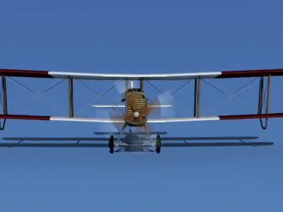 Airco DH-4 V01 Johnson Bros Oil Co 3D model