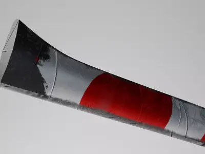 Stop Sign Machete 3D model
