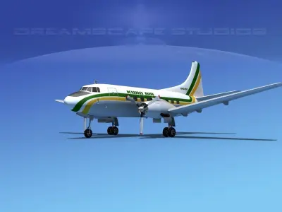 Martin 404 Kwin Air 3D model