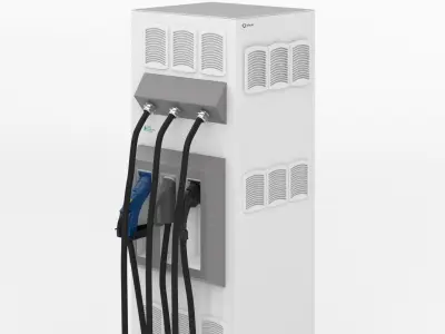Efacec QC45 Quick EV Charging Station 3D model