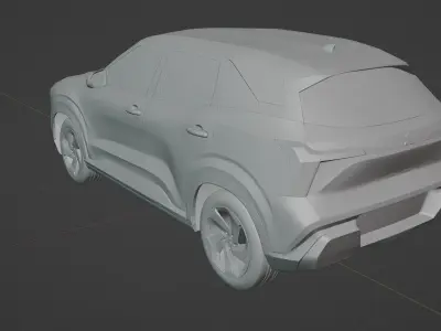 Mitsubishi Xforce 2022 3D Model 3D model