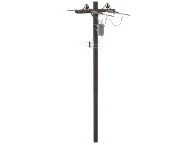 Utility Pole 3D model order