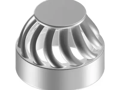 Aluminium Roof Air Ventilator 3D model