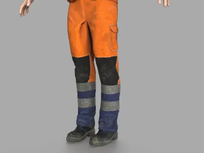 ROAD WORKER 3D model