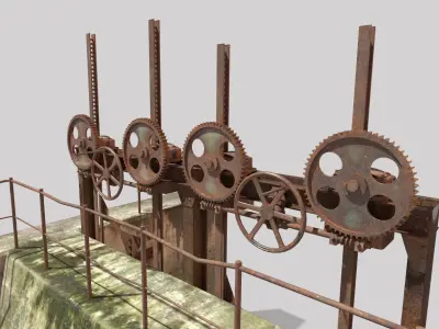 Old Water Gate 3D model