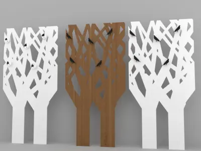 Tree hanger Free 3D model