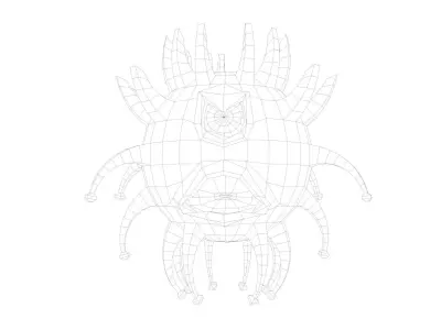 One-eyed tadpole model 3D model