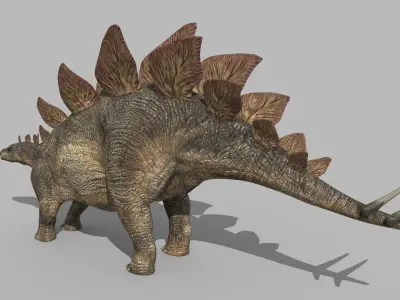 Stegosaur Forever - 8K 3D model
