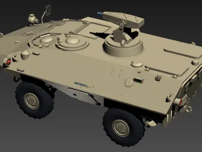 Mowag Armor 3D model