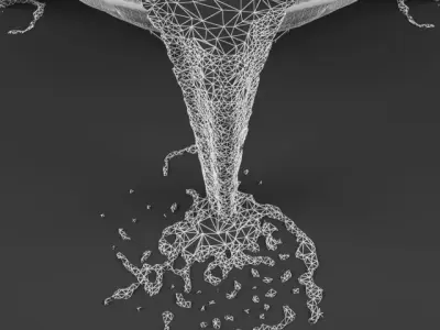 Round Fountain 3D model