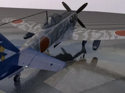 Nakajima Ki-87-1 3D model