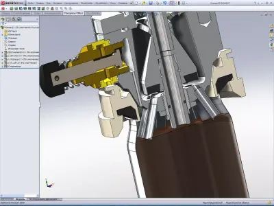 Complete beer cans filler valve Free 3D model