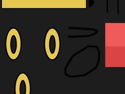 Umbreon Pokemon Model Free low-poly 3D model