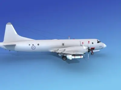 Lockheed P-3 Orion Royal Australian Navy 2 3D model