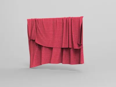 Set 6 in 1 Cloth 4 Low-poly 3D model