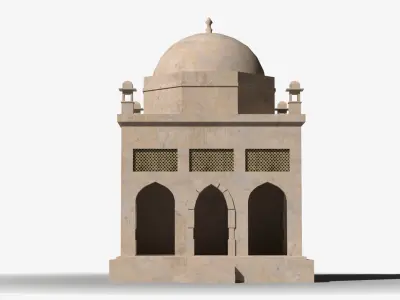 Arab x22 Low-poly 3D model