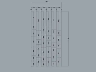 Shelvs shelf 3d model indoor outdoor 2 file Low-poly 3D model