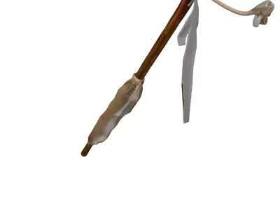 Primitive Fishing Hunting Spear 3D model