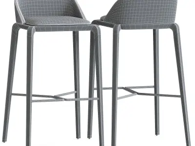 Roche Bobois bar stool Free 3D model