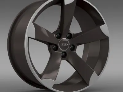Audi R8 Spyder rim 3D model