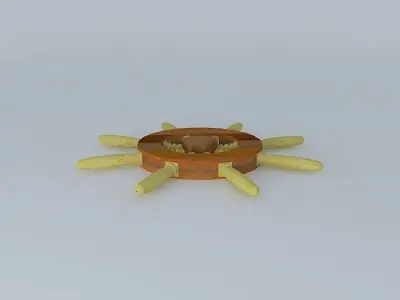 Wheel with 8 Malaguetas 3D model
