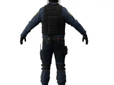 Police Swat 3D model