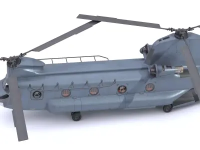 Boeing CH-47 Chinook 3D model