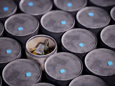 Smoke Grenades and Bonus SG Container PBR game ready asset Low-poly 3D model